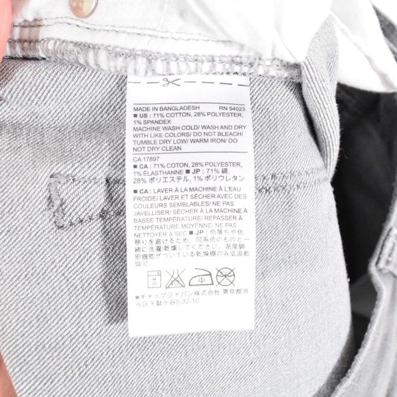 Banana Republic PETITE Gray Soft & Stretchy Skinny Ankle Jeans - Picture 5 of 5